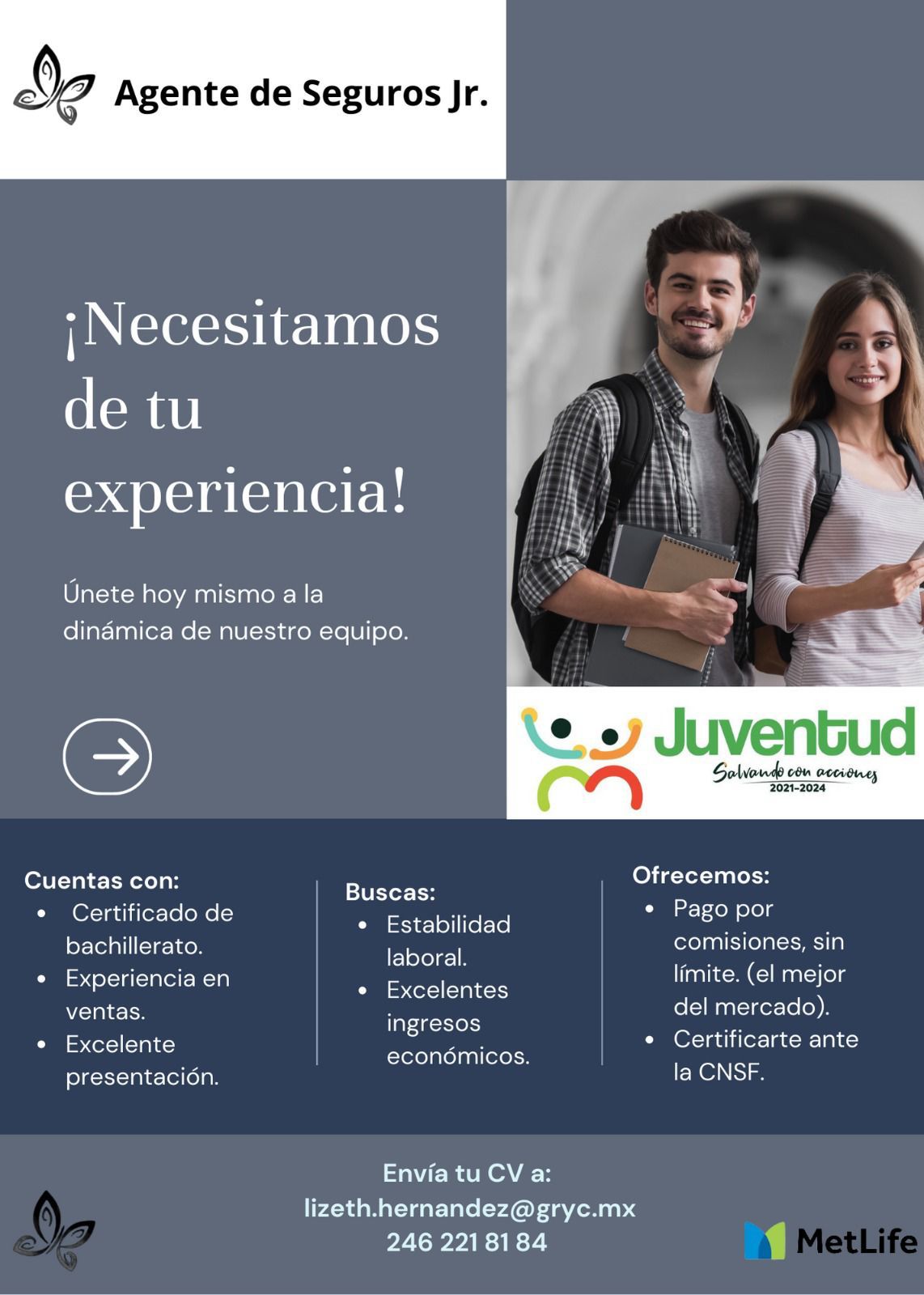 Acuerdan trabajo coordinado Ayuntamiento de Huamantla y Metlife para emplear a jóvenes del municipio